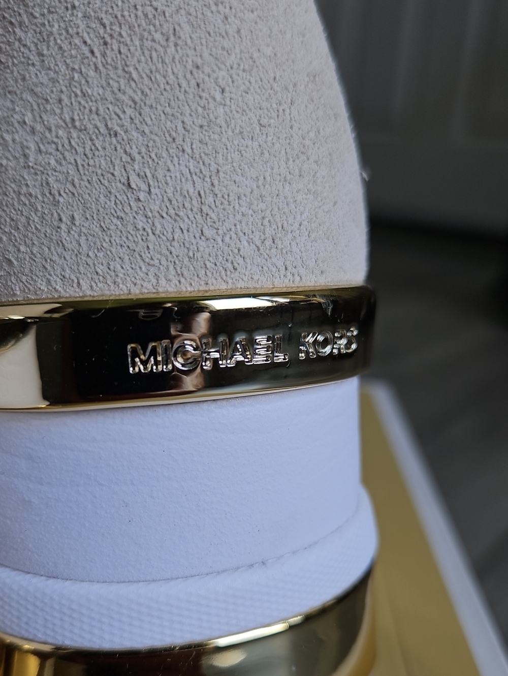 |$35| Michael Kors Felix Trainer Extreme Glitter Mesh Slip-On Sneakers Size 8 - Picture 8 of 11